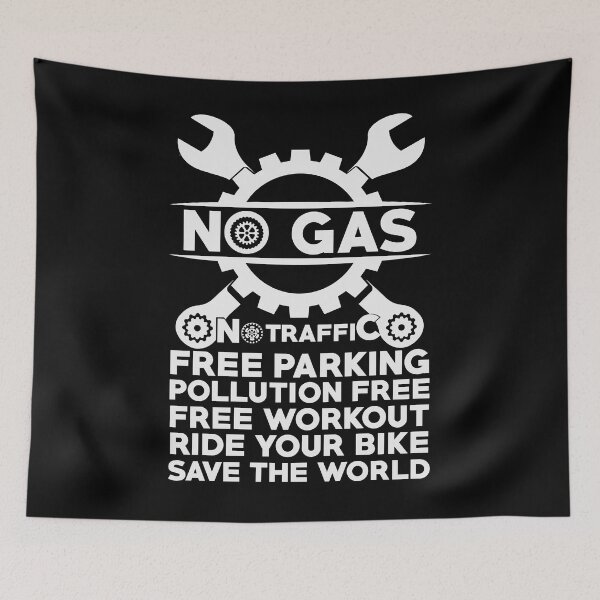 Item preview, Best Cycling Bicycle Gift for Cyclist - No Gas, No Traffic designed and sold by abcxyzsma.