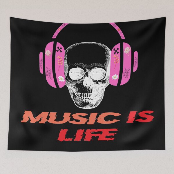 Item preview, music is life designed and sold by joy81.