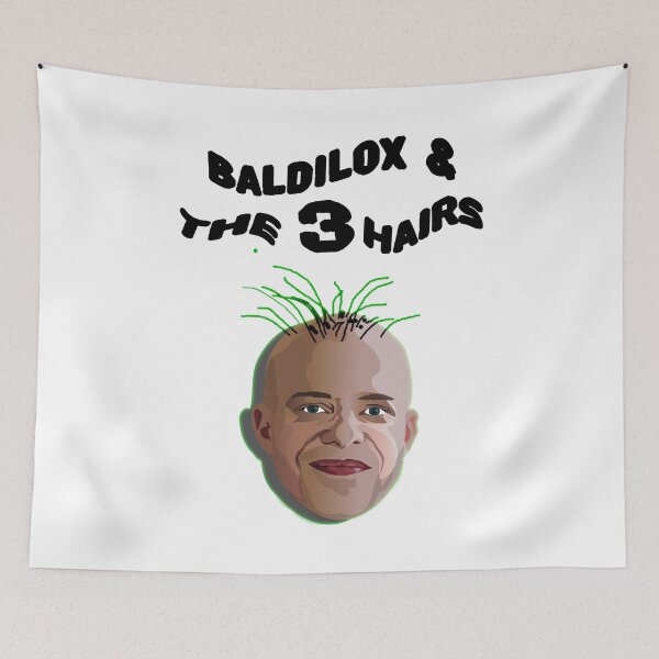 Item preview, Baldilox & The 3 Hairs Fun Design designed and sold by bobla25.