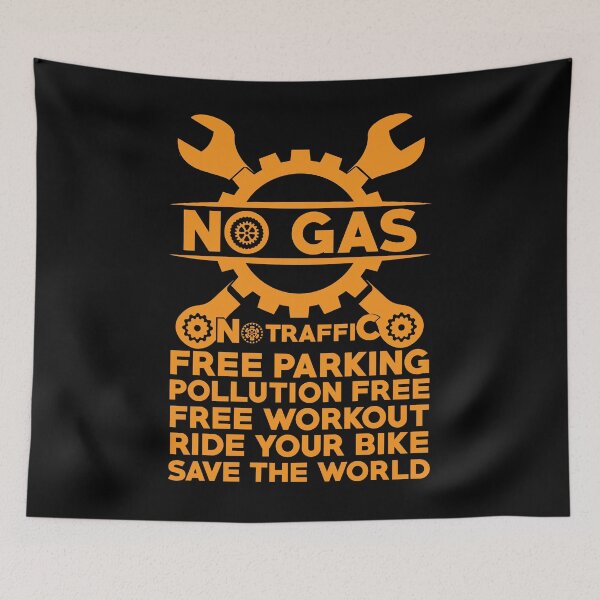 Item preview, Best Cycling Bicycle Gift for Cyclist - No Gas, No Traffic designed and sold by abcxyzsma.