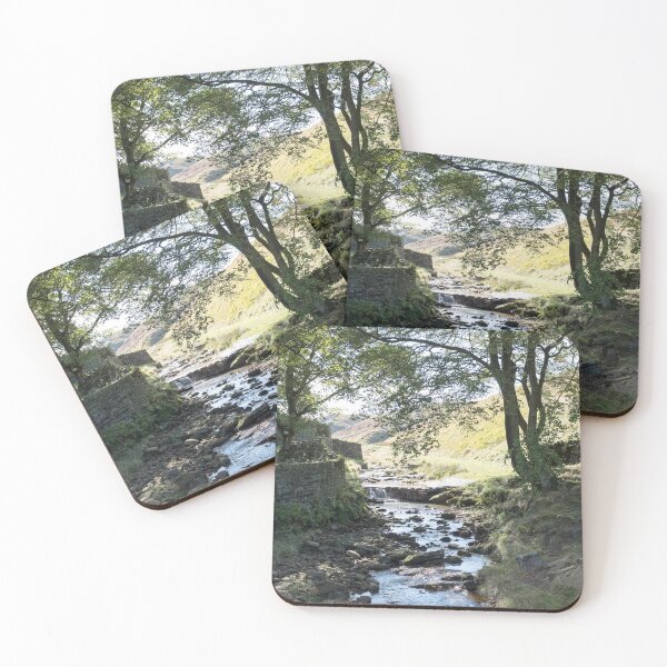 Item preview, River Running Through Trees in Yorkshire Moors designed and sold by CharlieBell-X.