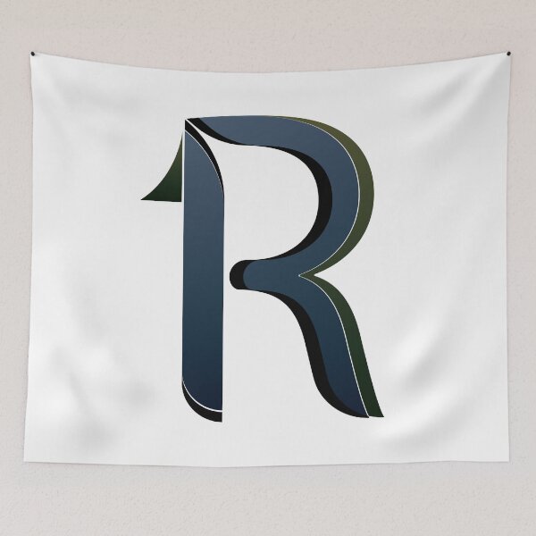 Item preview, R gradient color logo designed and sold by Rdebnath.