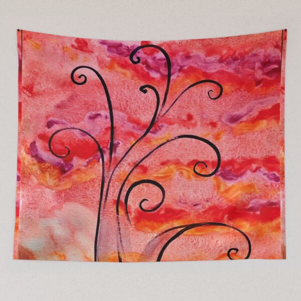 Item preview, Sunset Tree. Abstract designed and sold by Malc Sutherland.