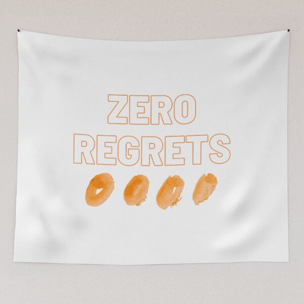Item preview, ZERO REGRETS, MAKE YOUR LIFE WORTH IT  designed and sold by Joseph Narob.