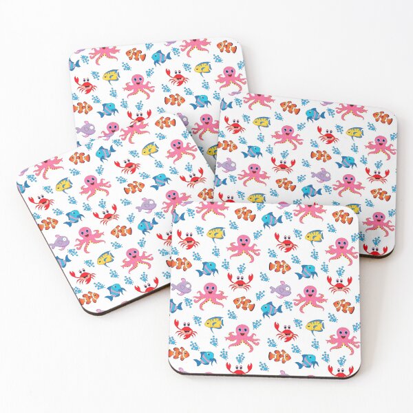 Item preview, Sealife Octopus Seamless Pattern designed and sold by yessir1981.