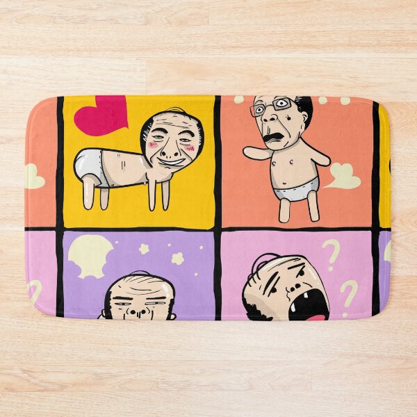 Item preview, Kawaii Oji San 4 Sticker Pack designed and sold by Spacepaprika.
