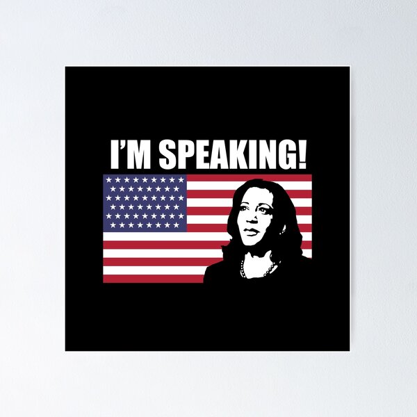 Item preview, KAMALA - I'M SPEAKING! designed and sold by typeconic.