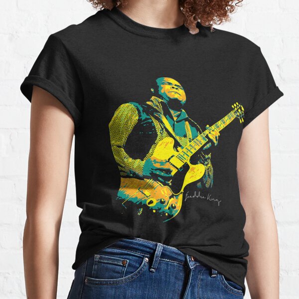 Freddie King Freddie King. an American blues guitarist and singer. Fred King. Classic T-Shirt