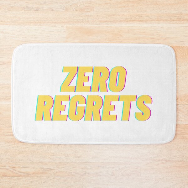 Item preview, ZERO REGRETS, MAKE YOUR LIFE WORTH IT  designed and sold by Joseph Narob.