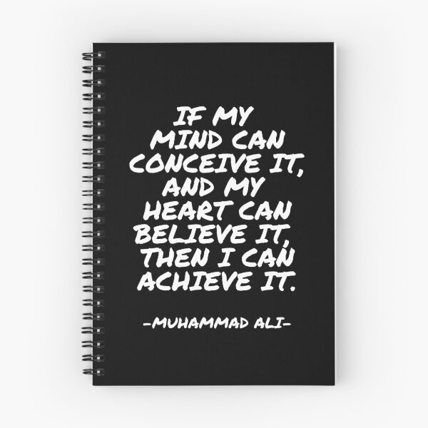 Item preview, Muhammad Ali - If my mind can conceive it, and my heart can believe it, then I can achieve it. designed and sold by appleofyoureye.