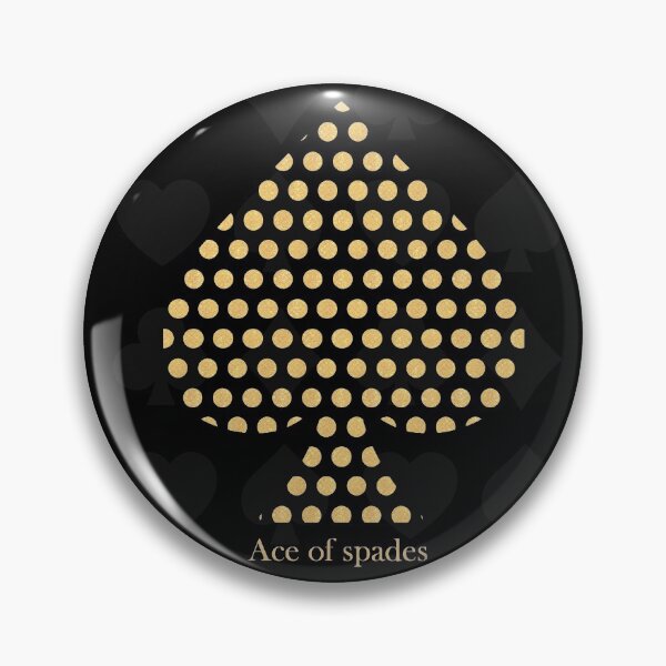 Item preview, Ace of Spades Black and  Gold designed and sold by Looplk.