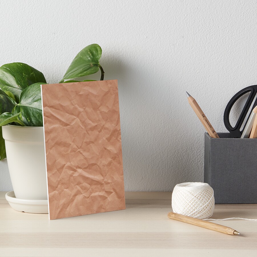 "brown paper" Art Board Print by DesignPattie Redbubble