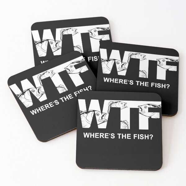 Item preview, WTF Where is the fish Modern Graphic designed and sold by FreedomTree.
