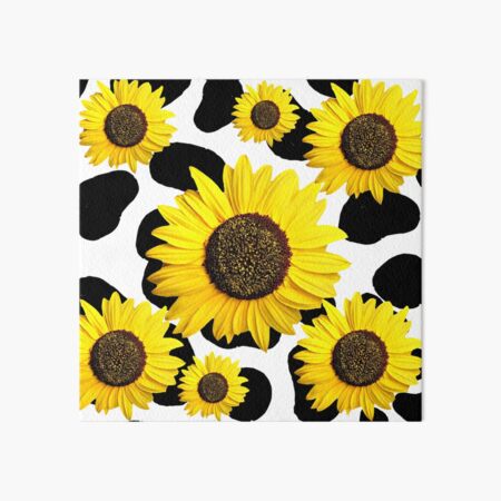 Sunflower Cow Print