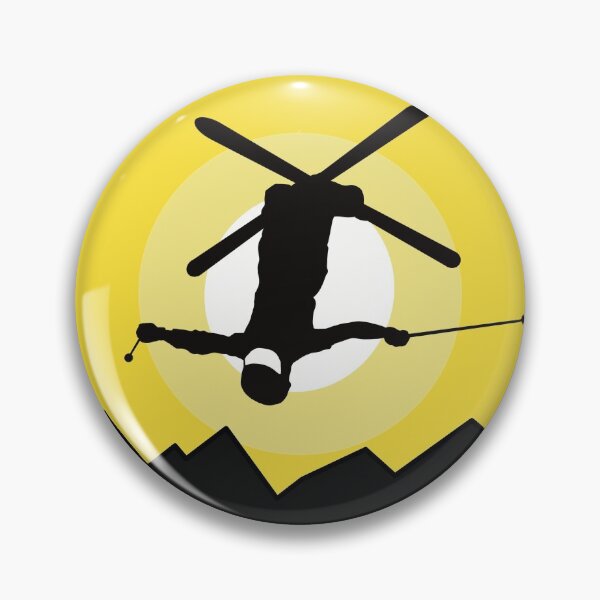 Item preview, Freestyle Lifestyle Skier on Black with White Text designed and sold by FatSlugDesigns.