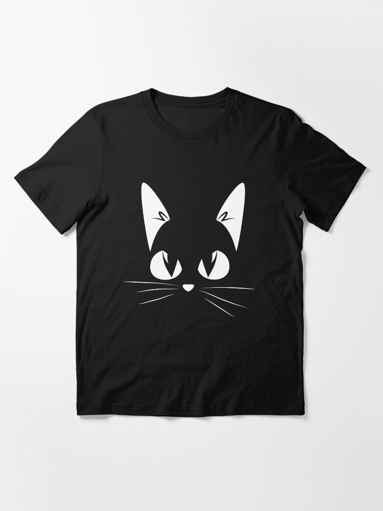 Vista alternativa de Camiseta esencial Cara de gato