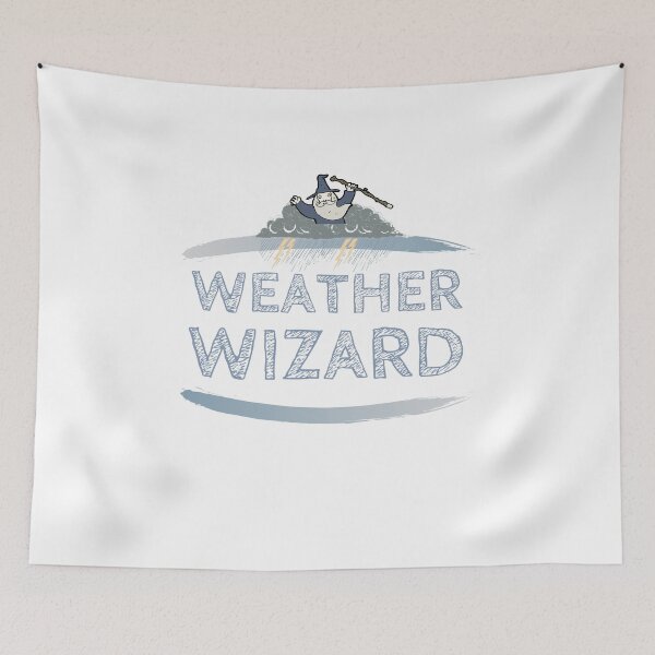 Item preview, "Weather Wizard" funny, simple design. designed and sold by MihaiER.