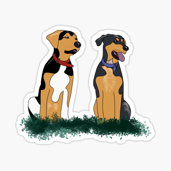 Odin and Naia Sticker