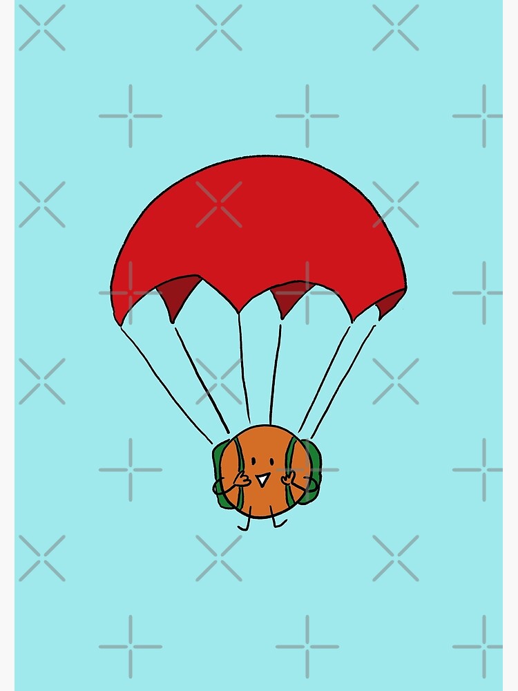 "Parachute" Poster for Sale by SlayThePotato Redbubble