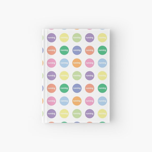 Pastels of Running Hardcover Journal