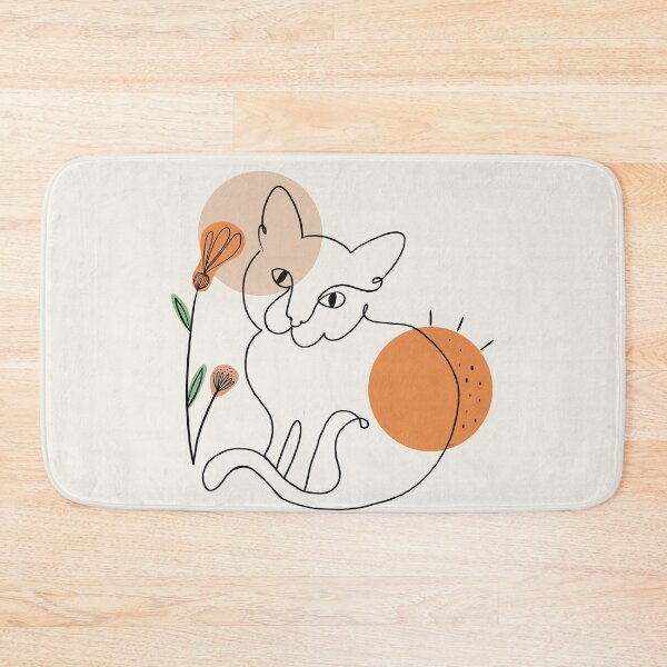 Item preview, CUTE KITTY CAT LINE ART designed and sold by tizicav.