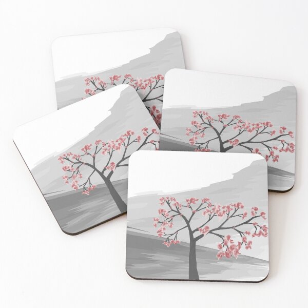Item preview, Abstract Red Flowering Tree designed and sold by KaitJDesign.