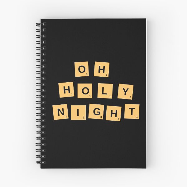 Item preview, Yellow Scrabble Oh Holy Night  designed and sold by happinestSHOP.