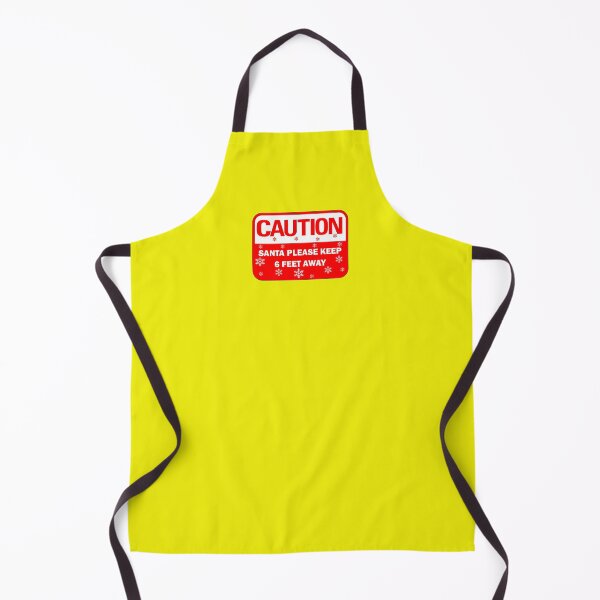 Item preview, Funny Christmas designs: Caution Santa please social distance (keep 6 feet away)  designed and sold by Deegital18.