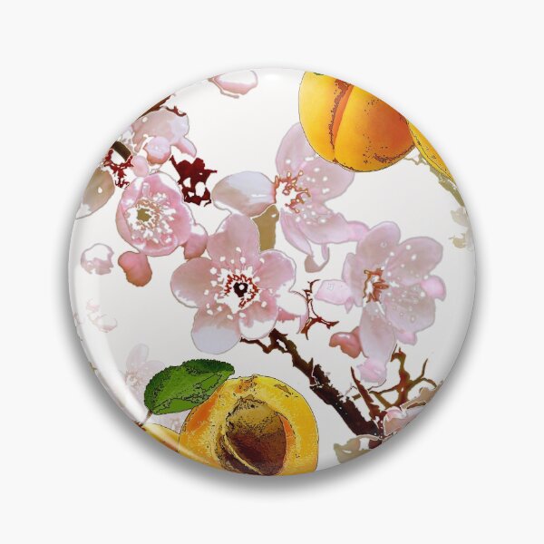 Item preview, Flowers and fruits of apricot. designed and sold by YanaTitova.