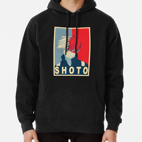 Shoto todoroki Poster Sweat à capuche épais