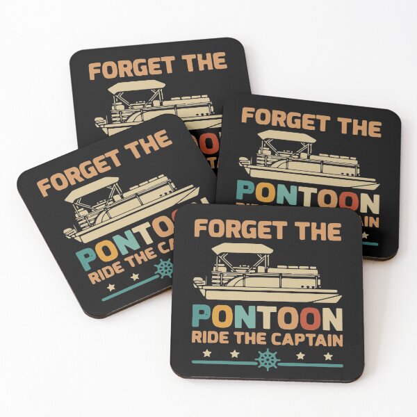 Item preview, Forget The Pontoon Ride The Captain T-Shirt, Vintage Pontoon Captain, Funny Pontoon Captain designed and sold by UniqueStylistic.
