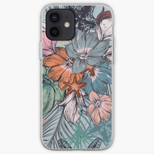 Flowers Pattern iPhone Soft Case