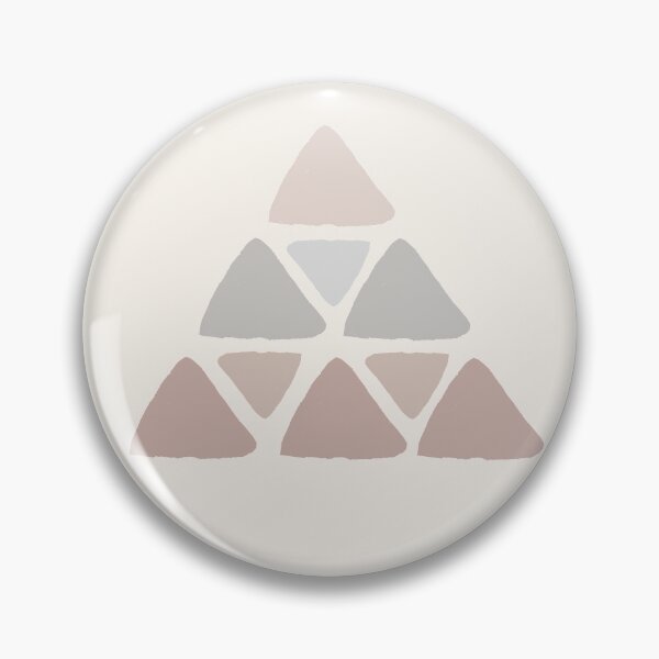 Item preview,   Simple Minimalist Boho Warm Toned Abstract Triangle Pyramide Design designed and sold by zedonee.