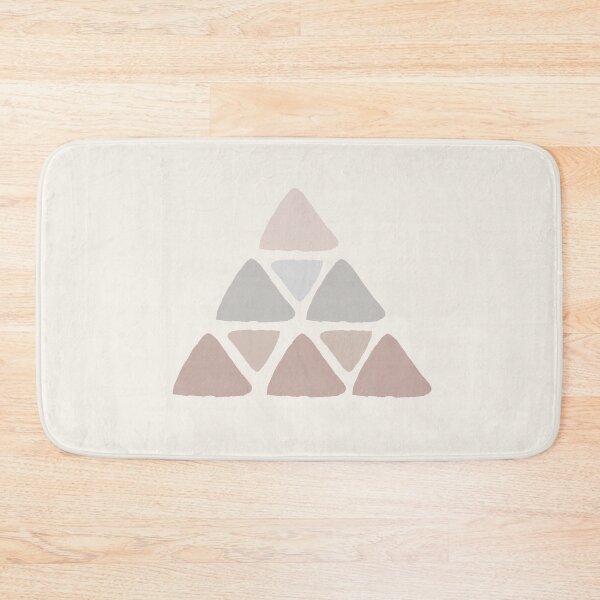 Item preview,   Simple Minimalist Boho Warm Toned Abstract Triangle Pyramide Design designed and sold by zedonee.