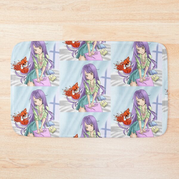 Item preview, Manga girl with nine-tailed fox pet designed and sold by ghostflowerl.