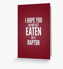 Raptor Greeting Card
