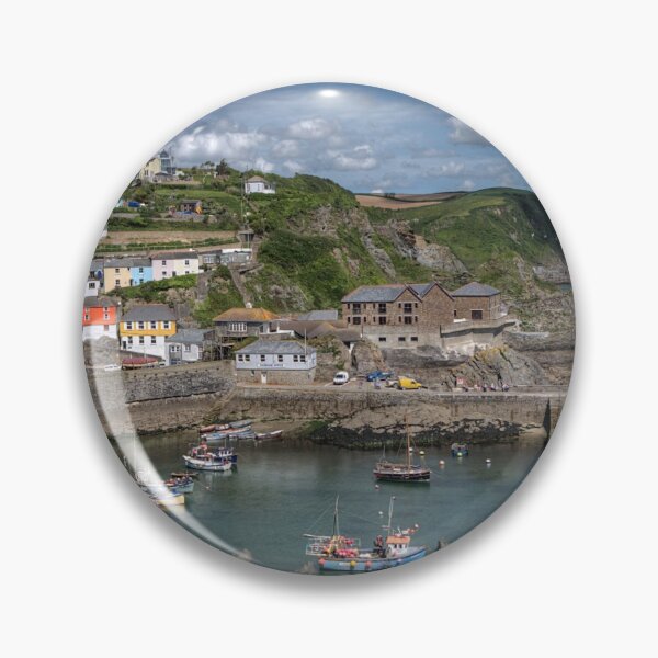 Item preview, Looking over the wall at Mevagissey in Cornwall designed and sold by rosiephotos.