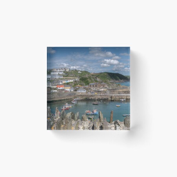 Item preview, Looking over the wall at Mevagissey in Cornwall designed and sold by rosiephotos.
