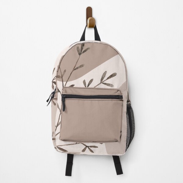 Item preview, Simple Minimalist Abstract Leaves Flowers Warm Tones Pattern designed and sold by zedonee.