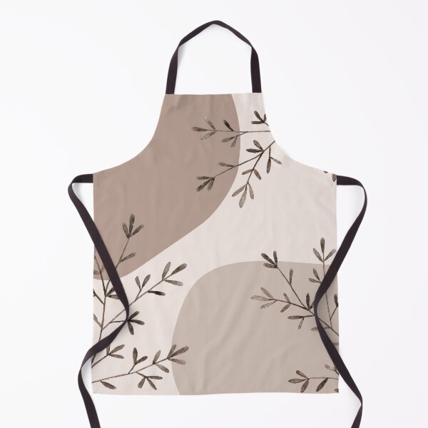 Item preview, Simple Minimalist Abstract Leaves Flowers Warm Tones Pattern designed and sold by zedonee.
