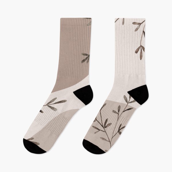 Item preview,  Simple Minimalist Abstract Leaves Flowers Warm Tones Pattern designed and sold by zedonee.