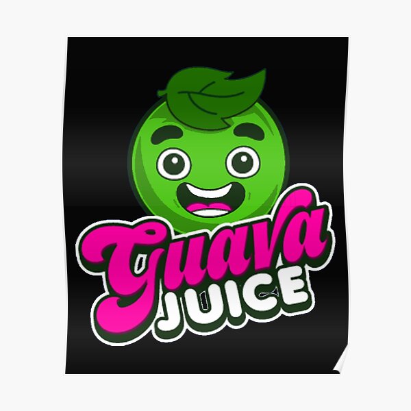 Kids Guava Juice Logo Poster