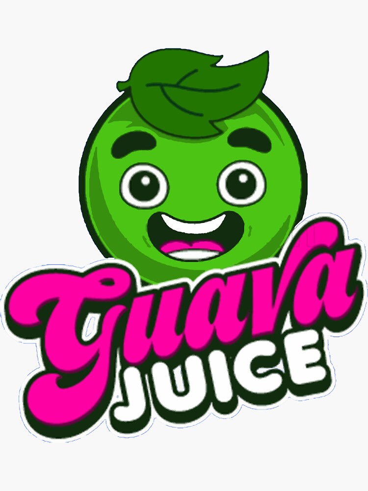 "Kids Guava Juice Logo" Sticker for Sale by StuffByRoman Redbubble