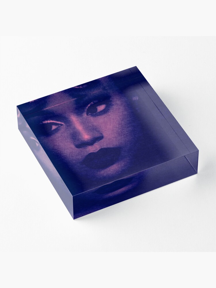 Alternate view of Lady Blues Acrylic Block