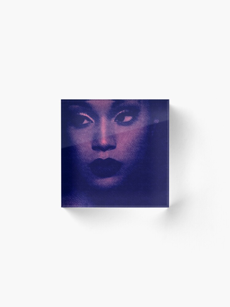 Alternate view of Lady Blues Acrylic Block