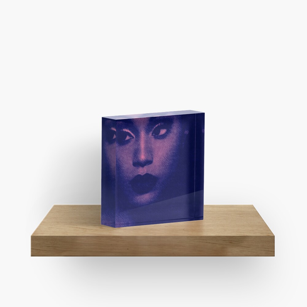 Lady Blues Acrylic Block