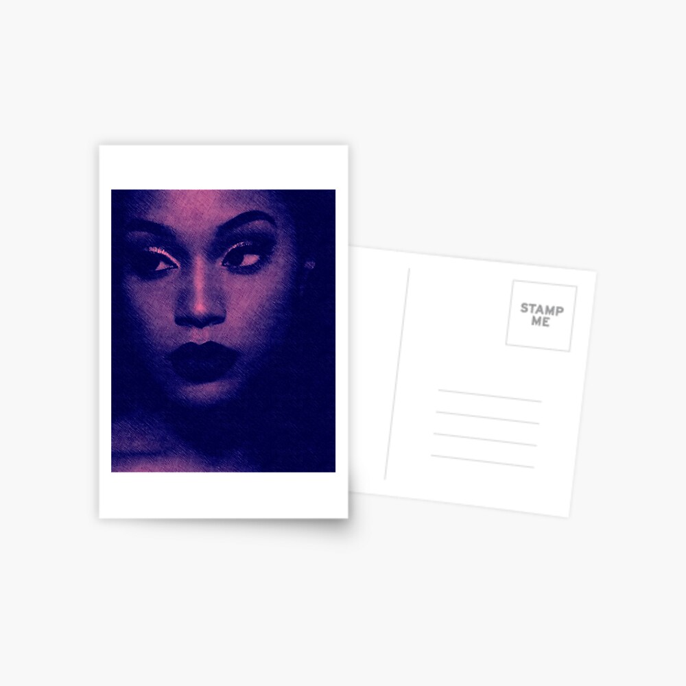 Lady Blues Postcard