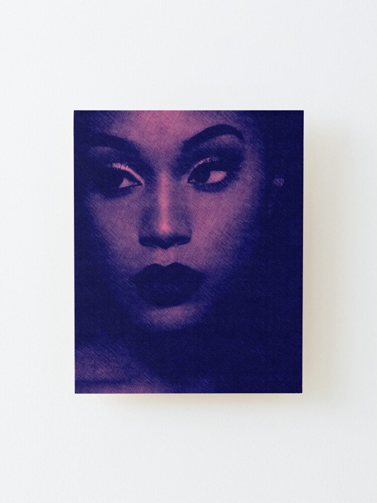 Alternate view of Lady Blues Mounted Print