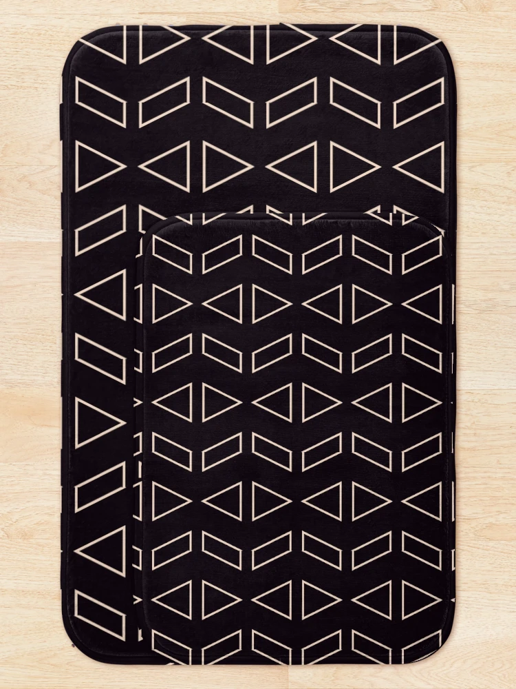 Thumbnail 5 of 6, Bath Mat, Triangle pattern designed and sold by Patternsonly.