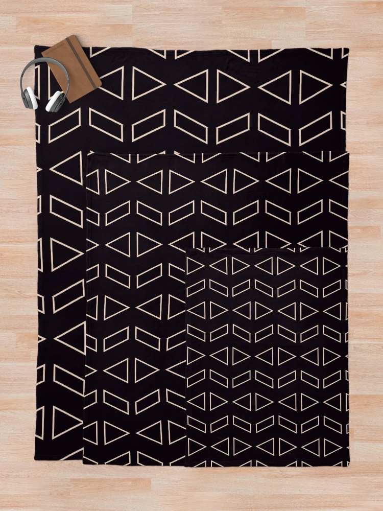 Thumbnail 5 of 6, Throw Blanket, Triangle pattern designed and sold by Patternsonly.